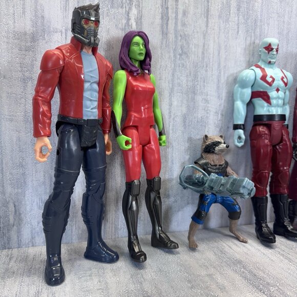 Marvel Titan Hero Series 11” Guardians Galaxy Gamora Groot Star Lord Rocket - Picture 2 of 7
